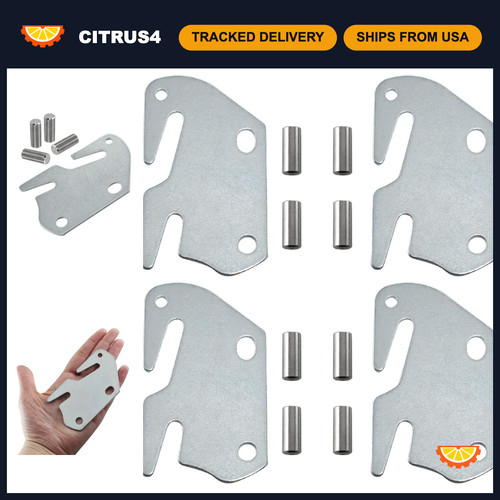 Pcs bed rail hook plates - 4, #10