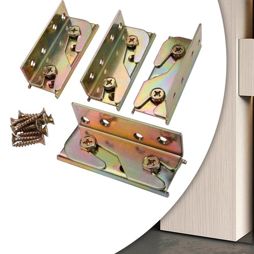 4pcs bed rail brackets fixed - 4pcs,