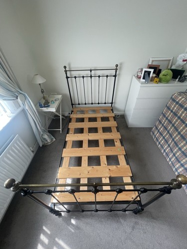 Antique french bed frame - bed,