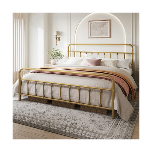 Iron bed frame queen - queen, size